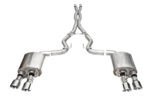 CORSA PERFORMANCE 24-   Mustang Dark Horse 5.0L Cat Back Exhaust 21265