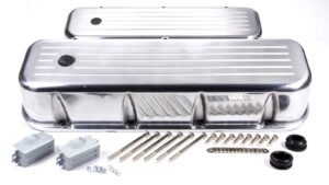 RACING POWER CO-PACKAGED BBC Alum Tall V/C Ball Milled Polished R6330