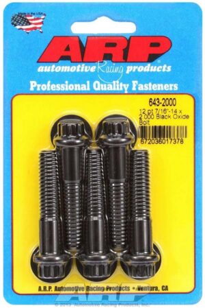 ARP Bolt Kit – 12pt. (5) 7/16-14 x 2.000 643-2000