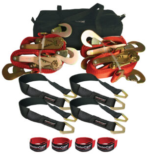MASTERCRAFT Ratchet Straps Vehicle Tie Down Kit 400023