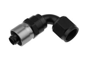 REDHORSE PERFORMANCE 6AN Crimp Style Hose End Black 90 7090-06-2