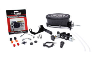 WILWOOD Alum. Tandem M/C Kit w/ Brkt Prop Valve 15/16in 261-14158-BK