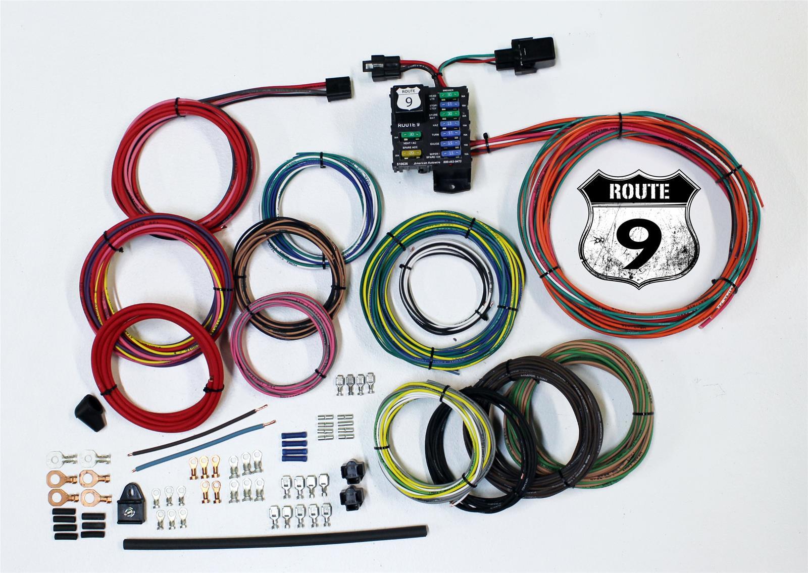 AMERICAN AUTOWIRE Route 9 Universal Wiring Kit 510625