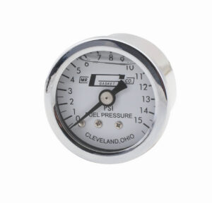 MR. GASKET Liquid Filled Pressure Gauge 0-15lb 1563