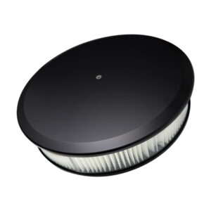 BILLET SPECIALTIES Air Cleaner 14in Round Plain Black BLK15829