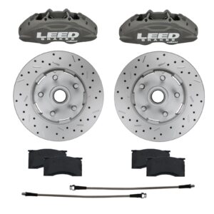 LEED BRAKES 64 – 67 Mustang Brake Caliper/Pad/Rotor Kit CC0005RKX