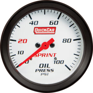 QUICKCAR RACING PRODUCTS Oil Pressure Sprint Gauge Only 611-6004
