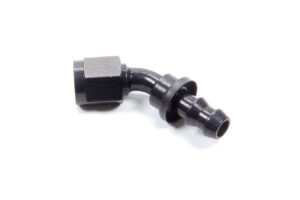 AEROQUIP #6 45 Degree Socketless Black FCL1522