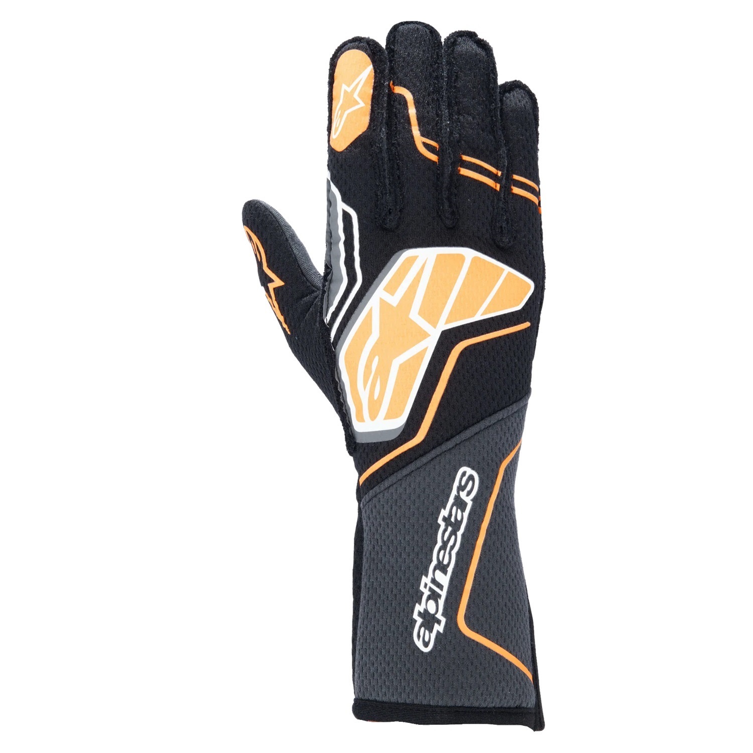 ALPINESTARS USA Glove Tech-1 ZX V4 Blk / Flou Orange Small 3550224-156-S