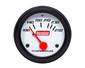 QUICKCAR RACING PRODUCTS Gauge Water Temperature 2in Open Wheel 611-6205