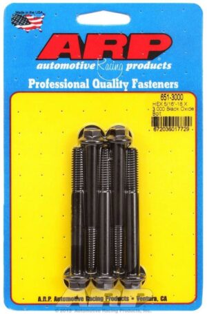 ARP Bolt Kit – 6pt 5pk 5/16-18 x 3.000 651-3000