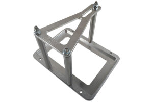 ICT BILLET Universal Billet Battery Tray Hold Down Trunk 551181