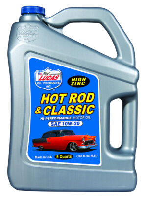 LUCAS OIL 10w30 Petroleum Oil 3×5 Qt Jug 10679