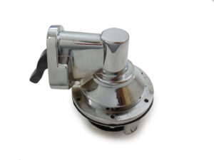 RACING POWER CO-PACKAGED Mechanical Fuel Pumps SB Chevy 265-400 Chrome R2302C