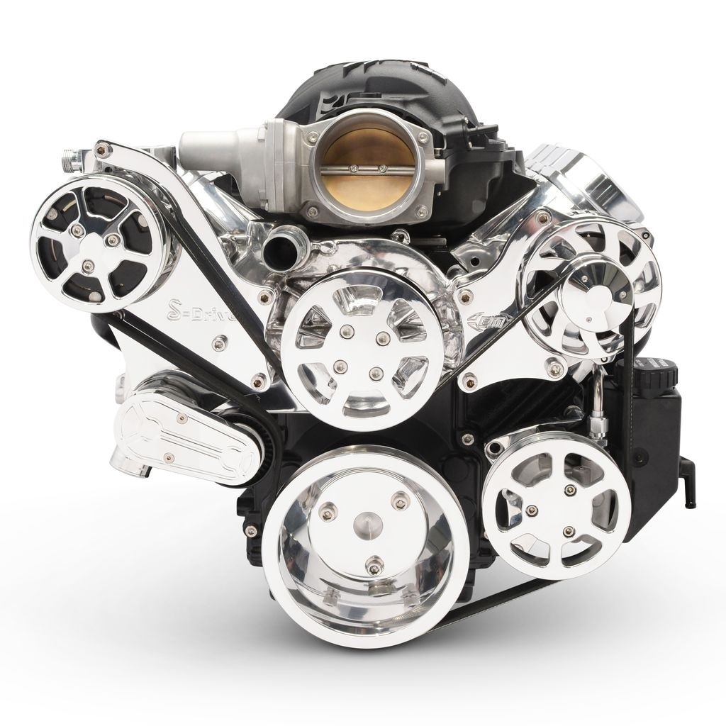 EDDIE MOTORSPORTS Serpentine Pulley Kit LS Engine MS117-90P