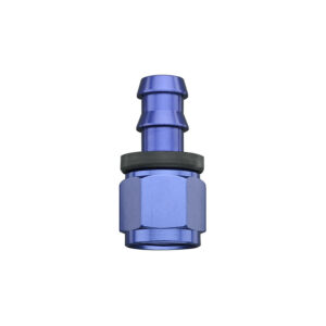 FRAGOLA 8an x 3/8  Push-Lite Hose End – Straight 200107