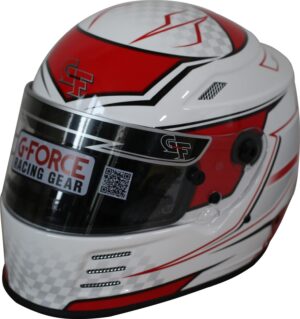 G-FORCE HELMET REVO GRAPHICS XSM RED SA2020 13005XSMRD
