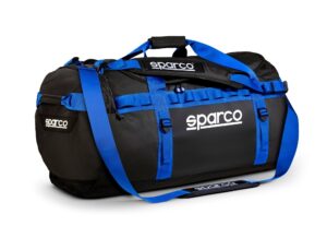 SPARCO BAG DAKAR DUFFLE 60L BLK /BLU 016443NRAZ