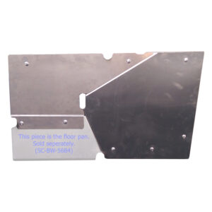 TRIPLE X RACE COMPONENTS Sprint Car Kick Panel LH Quick Access Alum SC-BW-5685
