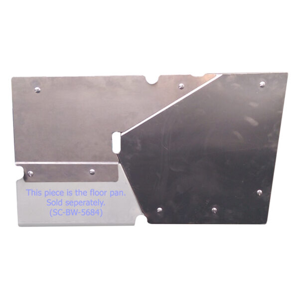 TRIPLE X RACE COMPONENTS Sprint Car Kick Panel LH Quick Access Alum SC-BW-5685