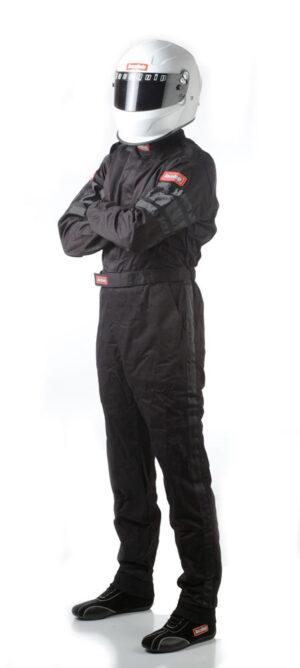 RACEQUIP Black Suit Single Layer Medium 110003RQP