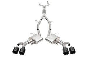 CORSA PERFORMANCE 24-   CT4-V Blackwing Cat Back Exhaust 21317CFBLK