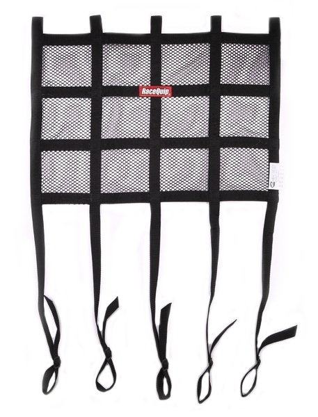 RACEQUIP Window Net Mesh Black SFI Hybrid Adj. Strap 822005RQP