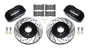 WILWOOD Brake Kit Front Honda/Acura Blk Drilled 140-12996-D