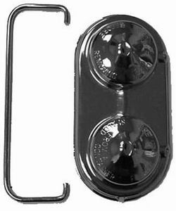 RACING POWER CO-PACKAGED GM Master Brake Cylinder Cover Chrome R9100