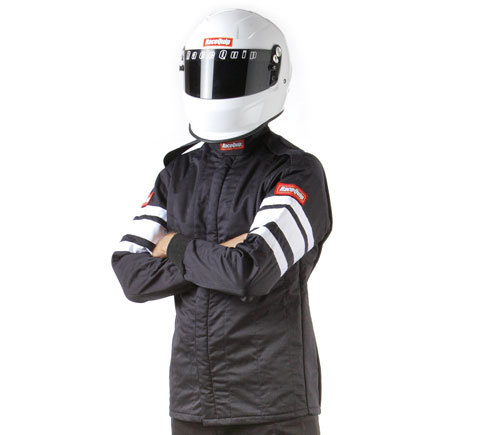 RACEQUIP Black Jacket Multi Layer Large 121005RQP