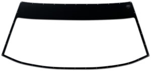 FIVESTAR Windshield Monte Carlo 1/8in Mar-Resistant Flat 601-6303-2B