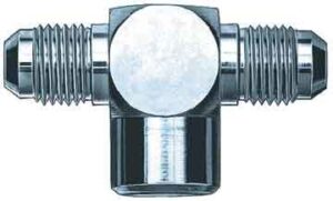 AEROQUIP Stl Tee 1/8npt female to #4an Fitting FBM2882
