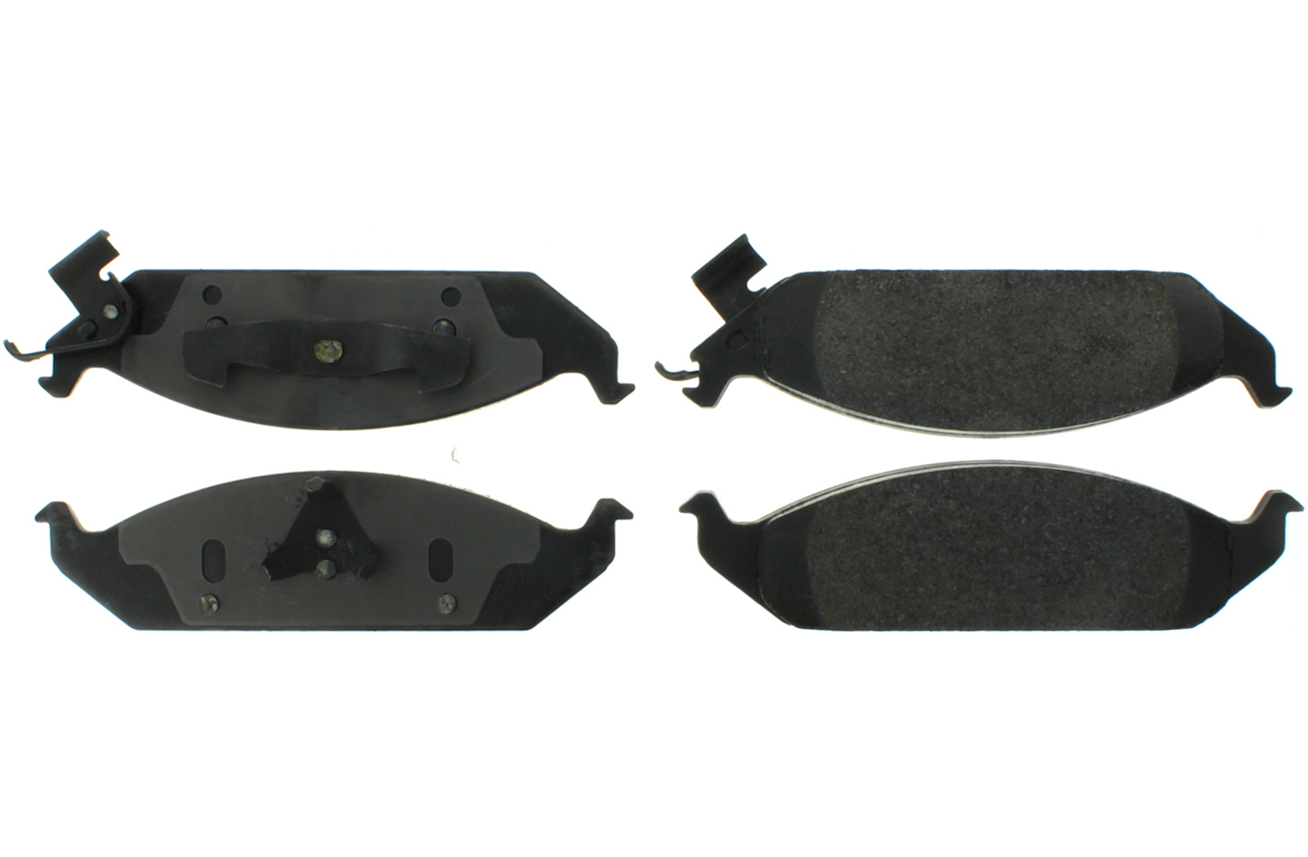 CENTRIC BRAKE PARTS Posi-Quiet Ceramic Brake Pads with Shims and Har 105.065