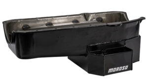 MOROSO SBC RR 7qt Oil Pan w/RH Dipstick 80-85 21814