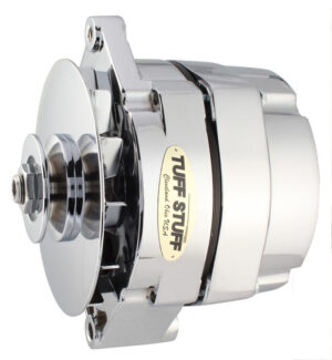 TUFF-STUFF GM Alternator 100 amp 1- Wire Chrome 12 Clocking 7127ND12