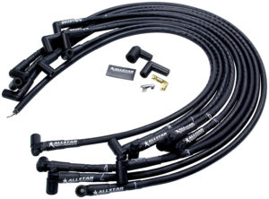 ALLSTAR PERFORMANCE Spark Plug Race Wire Set Under Header w/ Sleeve ALL81370