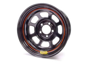 BASSETT 15×7 5×5 3.75in BS Black Rolled Wheel 57R5375