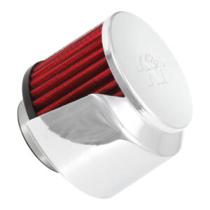 K AND N ENGINEERING 1.5in Breather w/Shield Chrome Top 62-1514