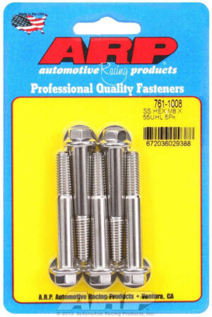 ARP Bolt Kit – SS 6pt 5pk 8mm x 1.25 x 55mm 761-1008