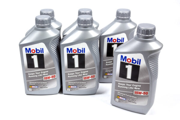 MOBIL 1 15w50 FS Oil Case 6×1 Qt 122377