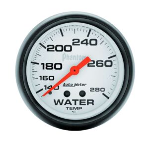 AUTOMETER 2-5/8in Phantom Water Temp Gauge 140-280 5831