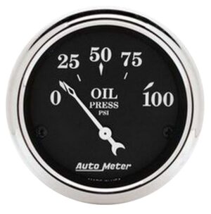 AUTOMETER 2-1/16 O/T/B Oil Press. Gauge 1727