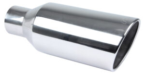 PYPES PERFORMANCE EXHAUST Exhaust Tip 4in x 7in 18in L Polished Weld-on EVT407