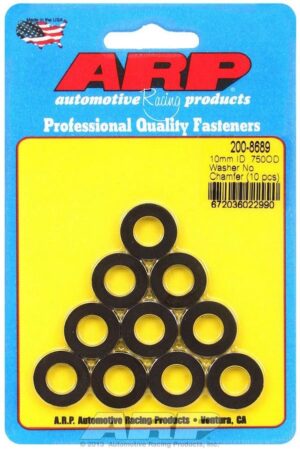 ARP Black Washers – 10mm ID x 3/4 OD (10) 200-8689