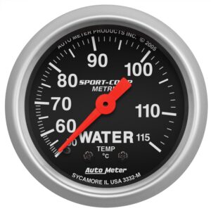 AUTOMETER 2-5/8 S/C Water Temp Gauge – Metric 3332-M
