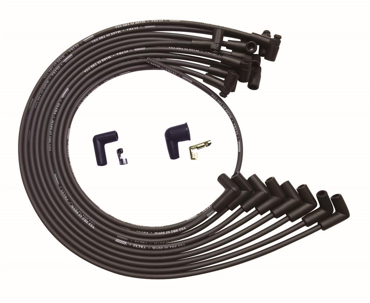 MOROSO Ultra Plug Wire Set BBC Under V/C Black 51043