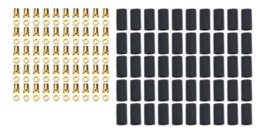QUICKCAR RACING PRODUCTS Ring Terminal #8 8 Ga w/Heat Shrink 50pk 57-465-50