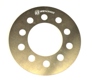 WEHRS MACHINE SMALL 5 ALUMINUM WHEEL SPACER 1/16 IN THICK WM1430625