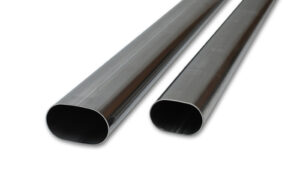 VIBRANT PERFORMANCE 3.5In Oval T304 Stainles Steel Straight Tubing 13183