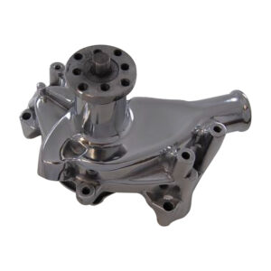 RACING POWER CO-PACKAGED SB Chevy Aluminum Water Pump Long- Chrome R3951C
